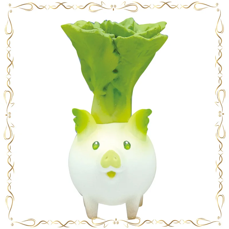 

Raphanus Sativus L. Foxs Gashapon Collection Desktop Ornament Action Figure Model Toys