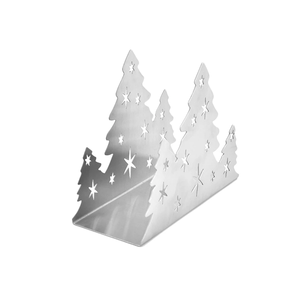

Christmas Tree Shaped Tissue Box Stainless Steel Napkin Holder For Home Kitchen Bathroom Decoration Paper Towel Stand