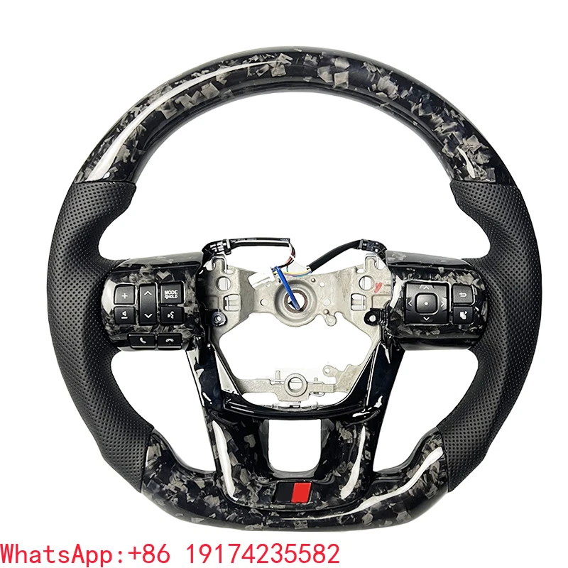 

Custom Sports Styling Steering Wheel Applicable for Toyota LC300 4runner LC79 LC200 Modified Carbon Fiber Steering Wheel