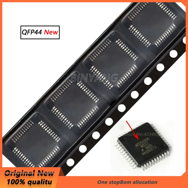 (1piece)100% New  AD2S1205WSTZ  AD2S1205 QFP44  In Stock Chipset