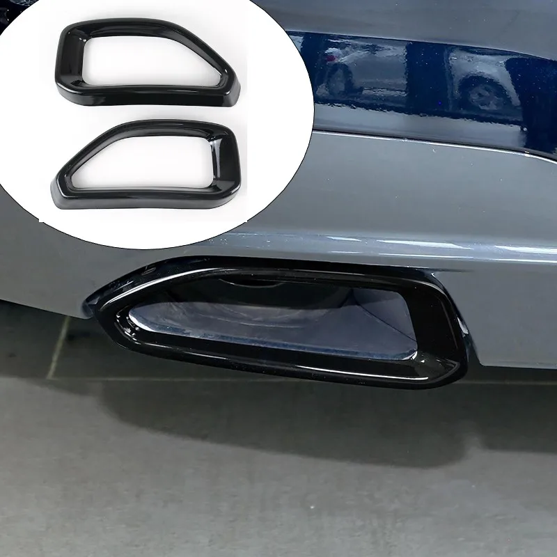 

Stainless Steel Car Rear Tail Throat Frame Cover Trim For BMW 3 Series G20 G28 2020-21 Exhaust Muffler Pipe Exterior Accessories