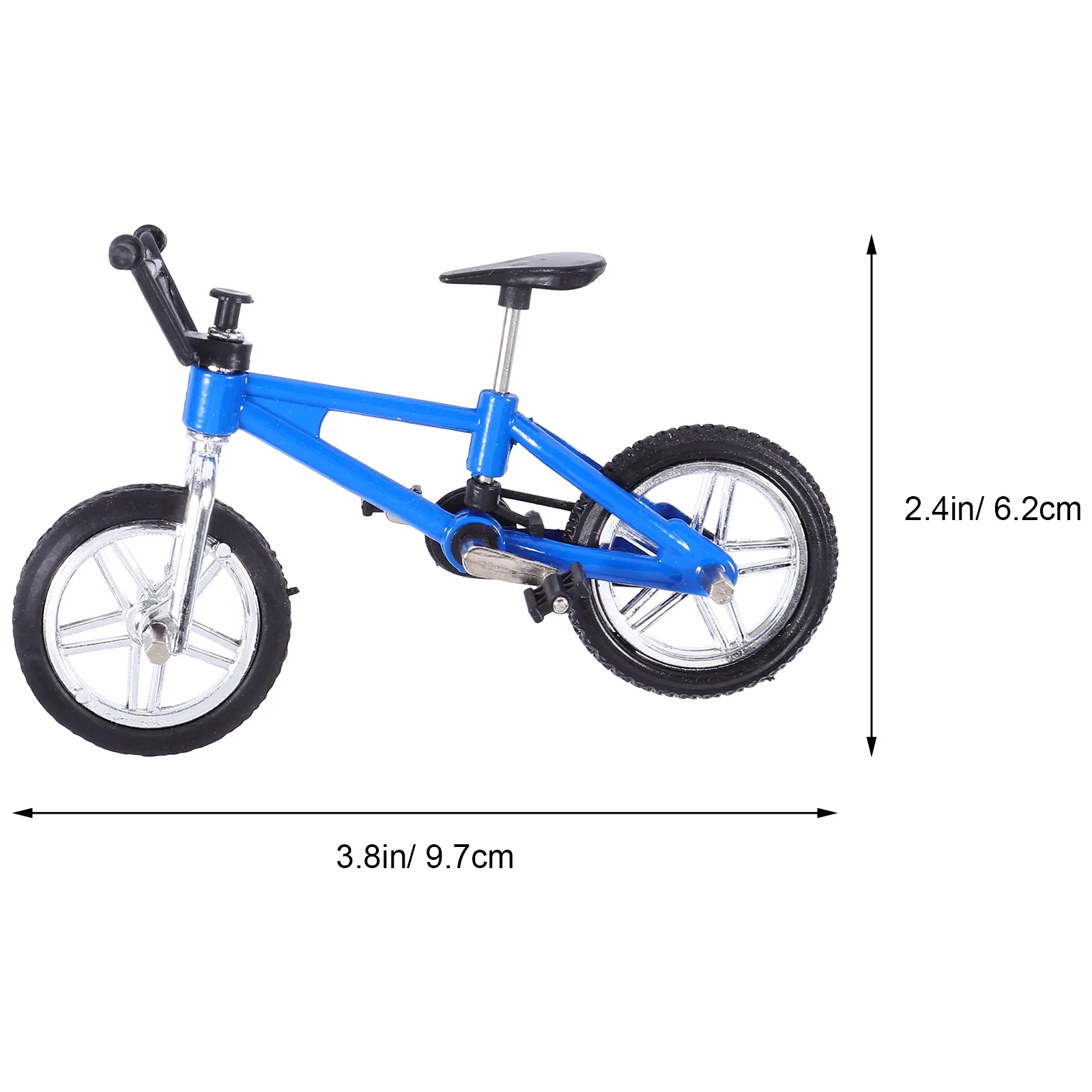 1 セットミニフィンガーバイク合金ダイキャストシミュレーション自転車デスクトップ子供のための細かい職人技耐摩耗性素材