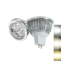 1pcs Super Bright Dimmable MR16 COB 6W 8W 10W LED Bulb Lamp AC 12V spotlight Warm White/Cold White led LIGHTING