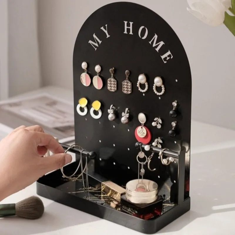 رف تخزين القرط الكبير، رف عرض الأقراط اليدوية الجمالية، رف عرض المجوهرات النسائية، حامل منظم المجوهرات