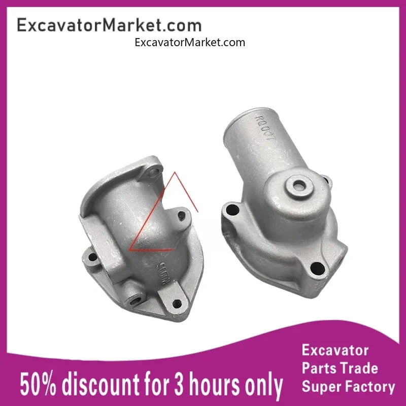 

Excavator Spare For Caterpillar cat e320b/320c/320d Thermostat Seat S6k Engine Thermostat Upper and Lower Seat Cove