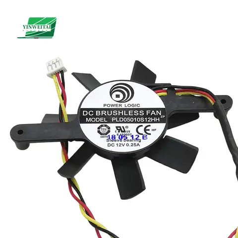 FLÄKT för Sapphire FirePro W5000 W5000 W5100 WX5100 DVI PLD05010S12HH grafikkortsfläkt 10 best sales grafikkortskylare - №5