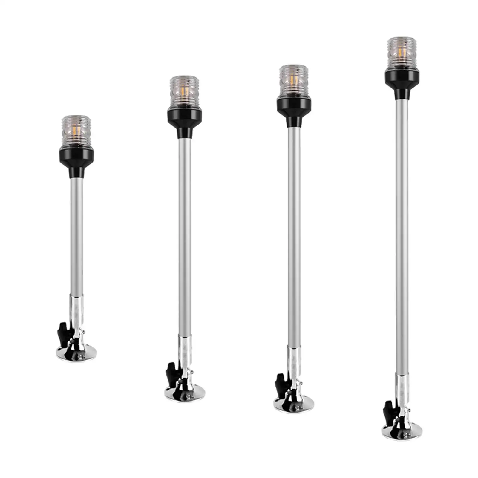 

LED Marine Navigation Light 3W Professional Adjustable Base 360 Degree Illumination Heat Resistant Stern Light Anchor Light