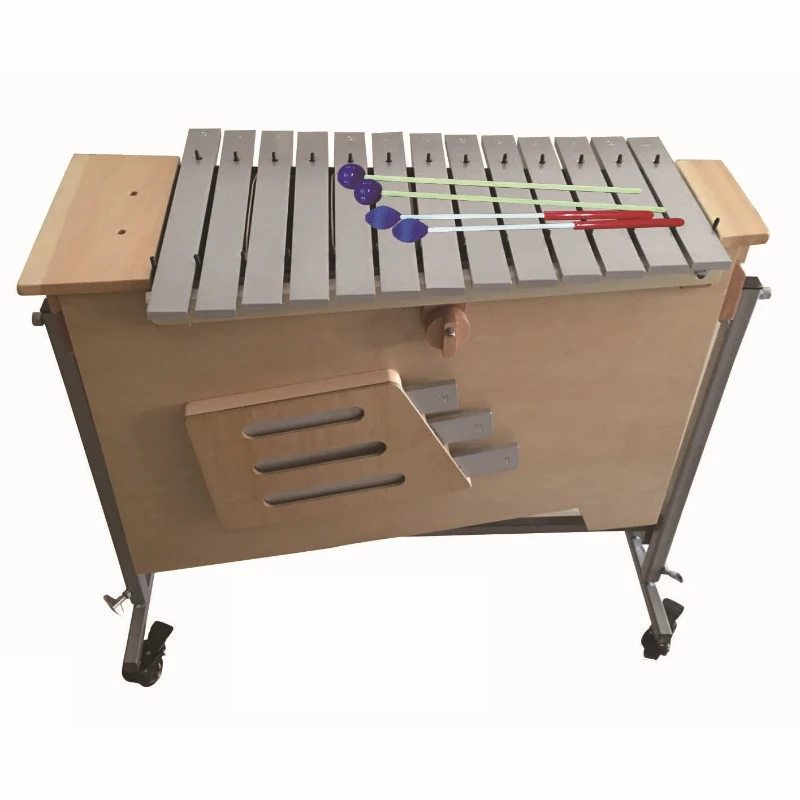 With rack midrange bass, treble, aluminum plate piano, percussion instrument, children's music teaching aid,, enlightenment keys