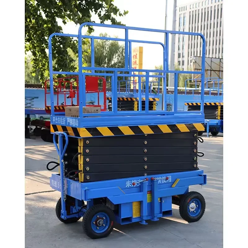 Aerial Platform 6m 8m 10m 12m 14m Traction Skylift Mobile Lifter Scaffolding 500kg Hydraulic Scissor Lift