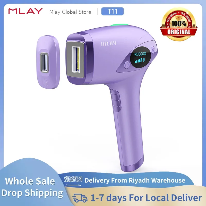 

MLAY T4 IPL Laser Hair Removal Machine Malay Ice Cool Permanent Face Body Bikini Epilator With 500000 Shots For Women Home Use