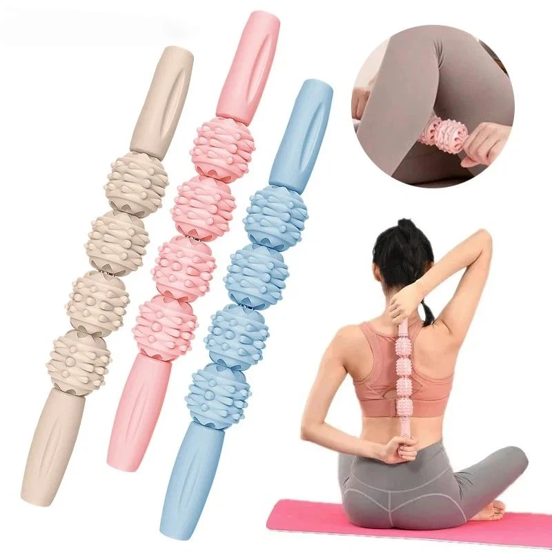 Körperroller für Tiefengewebe, Handlicher Faszien-Massagestab, Massage-Roller für Schienbeinbandentzündungen, Rücken, Oberschenkel