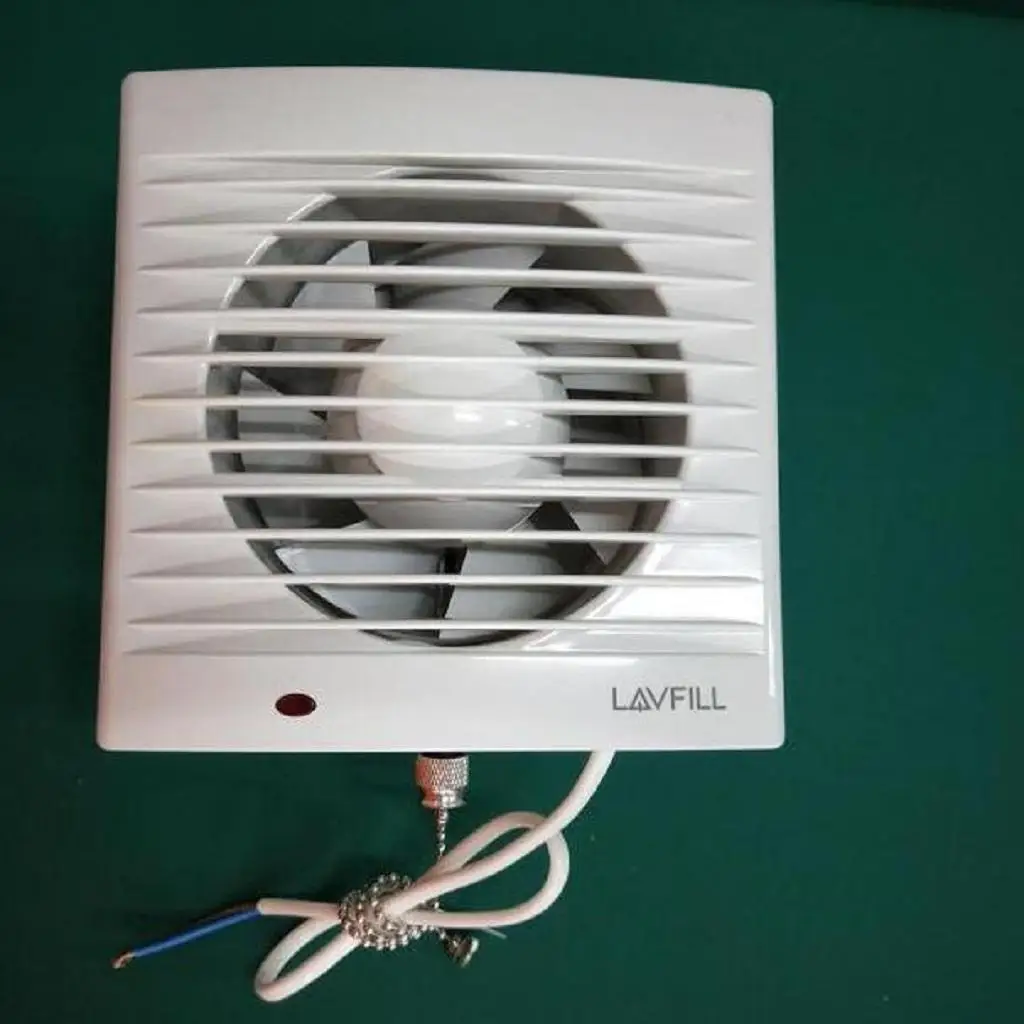 

5-дюймовый канальный вытяжной вентилятор из АБС-пластика с низким уровнем шума для ванной, кухни, офиса