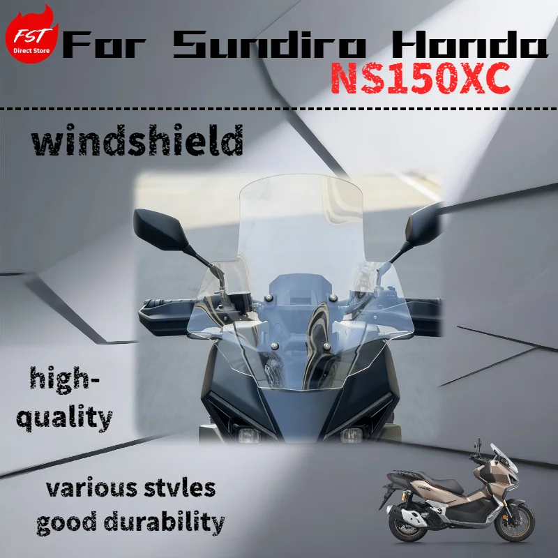 

For Sundiro Honda NS150XC, windshield rain shield modification parts.