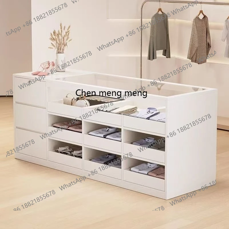 Cassiere, bar in vetro Zhongdao, espositore da tavolo con acqua corrente, espositore per gioielli con ornamenti