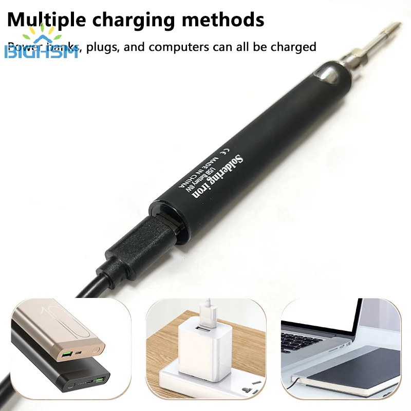 Wireless Charging Electric Soldering Iron Solder Iron 5V Convenient Low Voltage Electric Soldering Pen Household Tools