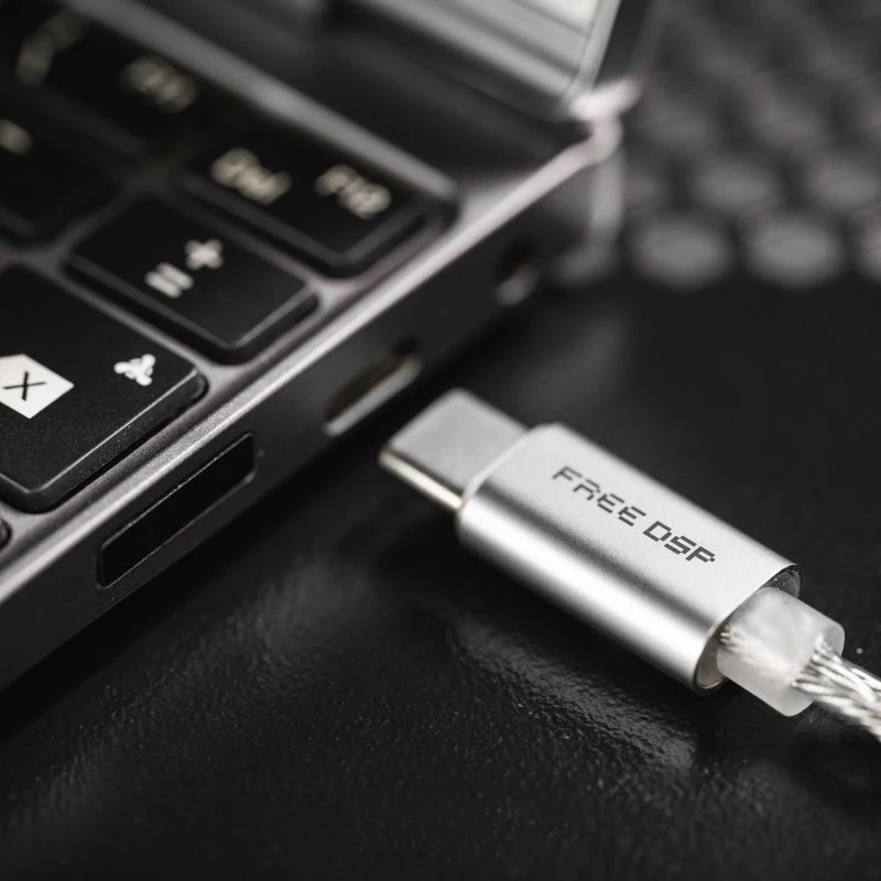 MOONDROP GRATUITO DSP USB-C Cavo di aggiornamento per auricolari FreeDSP Linea di cuffie intrauricolari TIPO C a 2 pin 0,78 mm