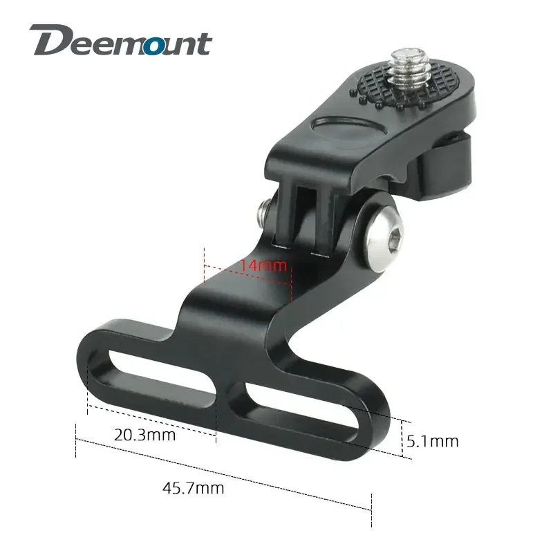 Cycling Headlight Holder Stem Mount Adaptor for Bicycle Front Light Install Camera Stand Bracket Camera Type Connector