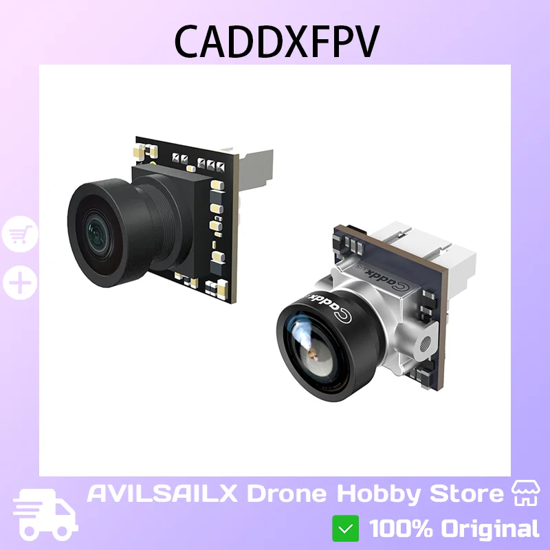 

CADDX Ant Nano FPV Camera 1200TVL 1.8mm Global WDR OSD 16:9/4:3 Switchable Lightweight for Whoop Drone Racing Freestyle