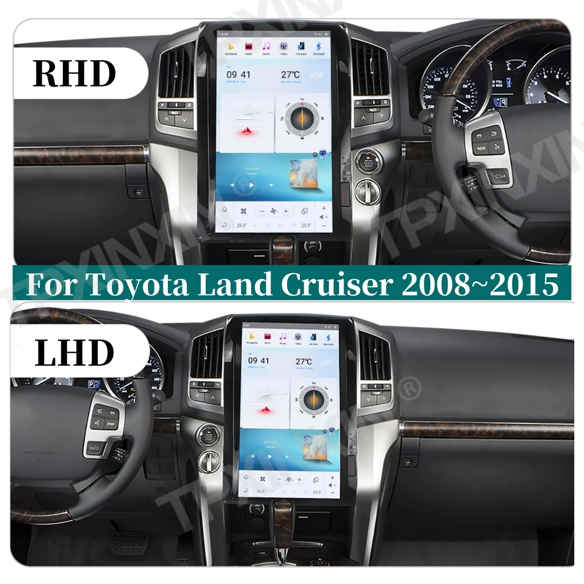 

RHD LHD Qualcomm For Toyota Land Cruiser 2008~2015 Android Car Radio Automotive Multimedia Player GPS Navigat Carplay Head Unit