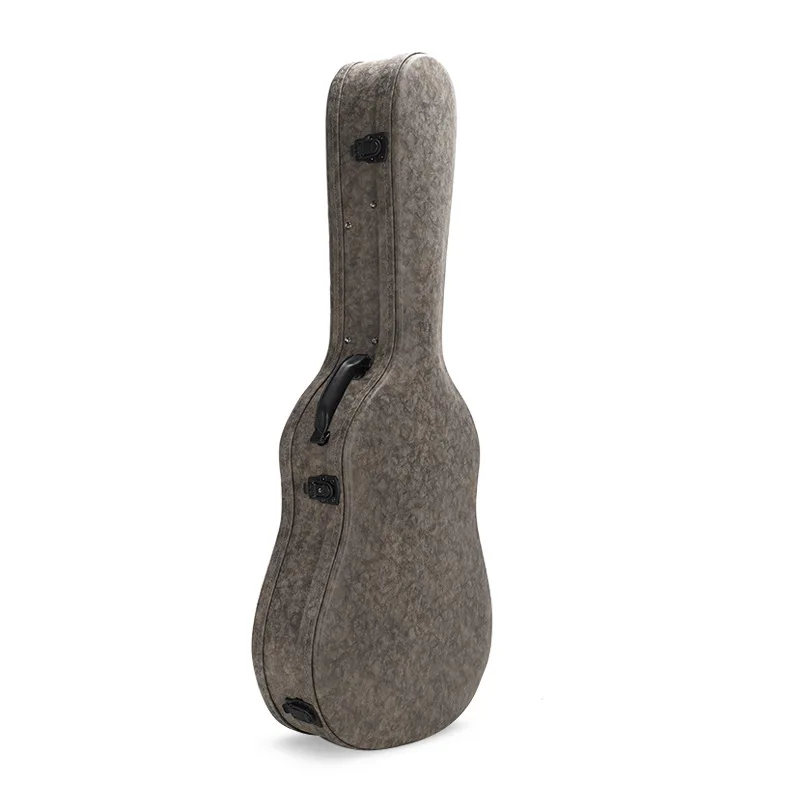 

Hooqu Nice Quality Wholesale Fashion Grey 41 Inch Guitar Hard Case Guitar Case For Acoustic Guitar
