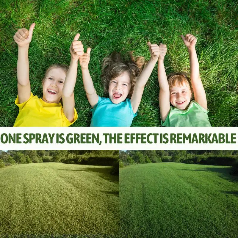 Green Grass Spray Long Lasting Green Lawn Dye Repair Grass Paint for Outdoor Playground Refresh Green Lawn Spray