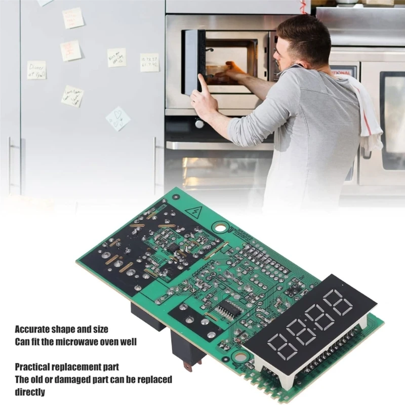 Microwave Power Control Circuit Board Oven Power Board Circuit Board Control Motherboard for EMLCCE4-15-K/EG823MF4-NR1 A0NC