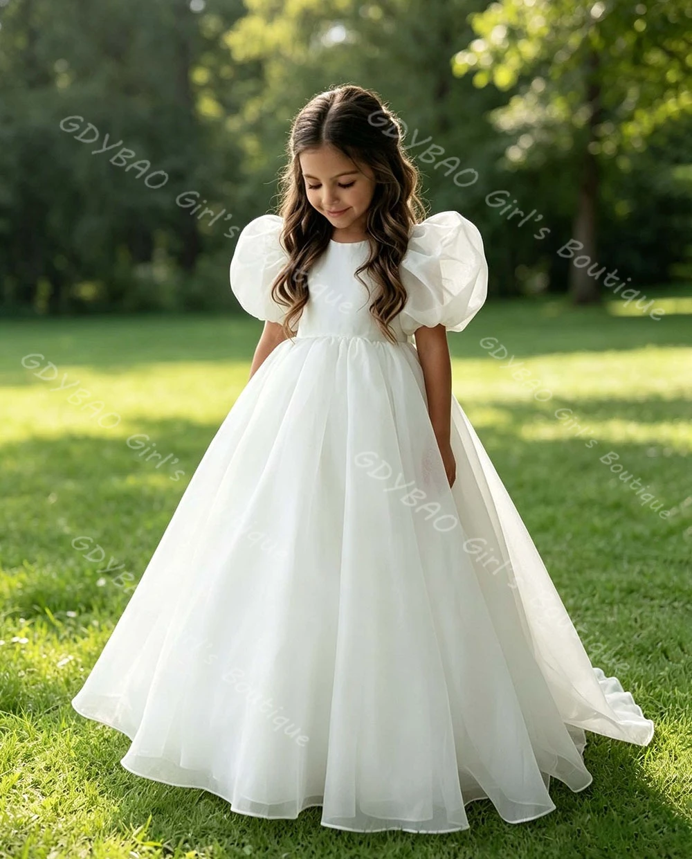robe-de-princesse-elegante-pour-enfants-avec-nœud-taille-haute-manches-bouffantes-robe-de-ceremonie-pour-demoiselles-d'honneur-robe-de-premiere-communion-sur-mesure