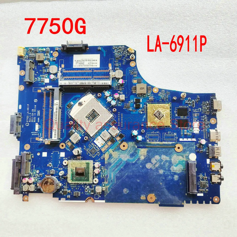 LA-6911P For Aspire 7750G EasyNote LS Laptop Motherboard 7750 Mainboard P7YE0 LA-6911P DDR3 HD6470M HM65