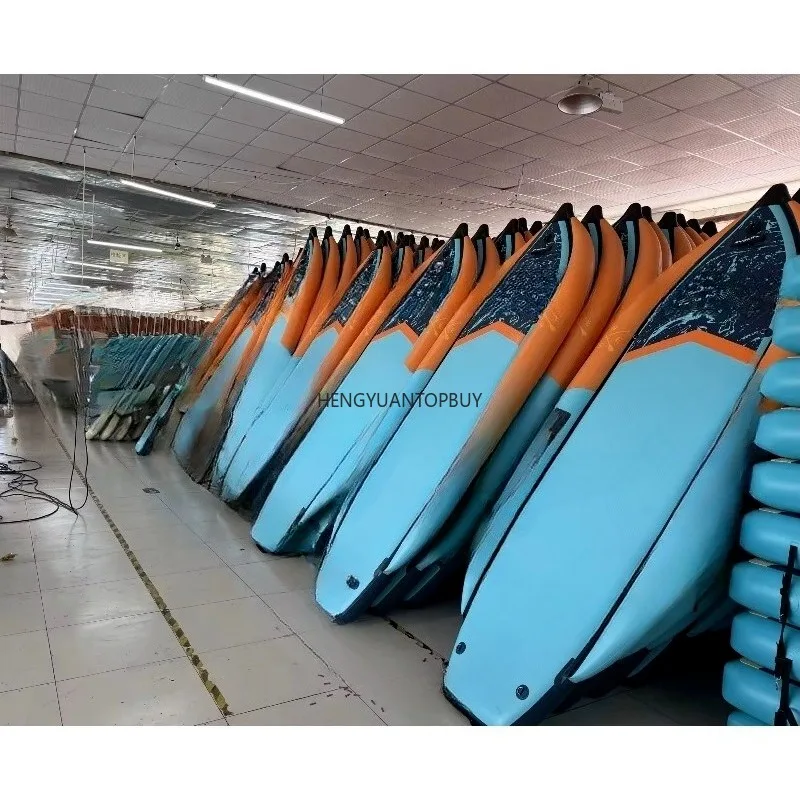 New Design Detachable Drop  Inflatable Kayak Fishing Boat 2 Seats 2 Person Boat Kayak - view 3