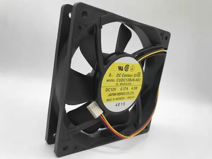 Gratis Pengiriman Asli 12025 CUDC12B4S-983 DC12V 0,37A 4.5W 120*25MM Kipas Pendingin
