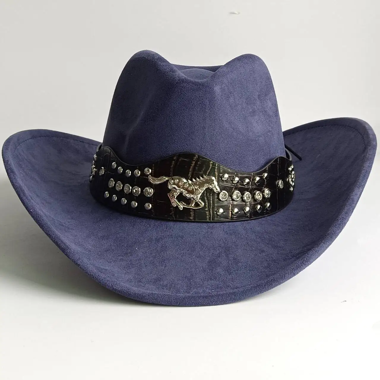 Horse Head Accessories suede cowboy hat jazz panama hat unisex women's hat wide brim cowboy hat sombrero vaquero
