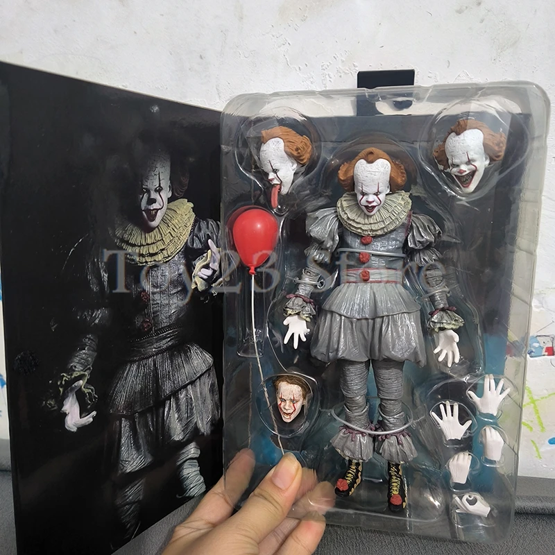 NECA Pennywise عمل الشكل الفصل الثاني لعبة مجسمة نهائية هدية رعب لجميع القديسين عيد ميلاد نموذج اللعب هدية #1