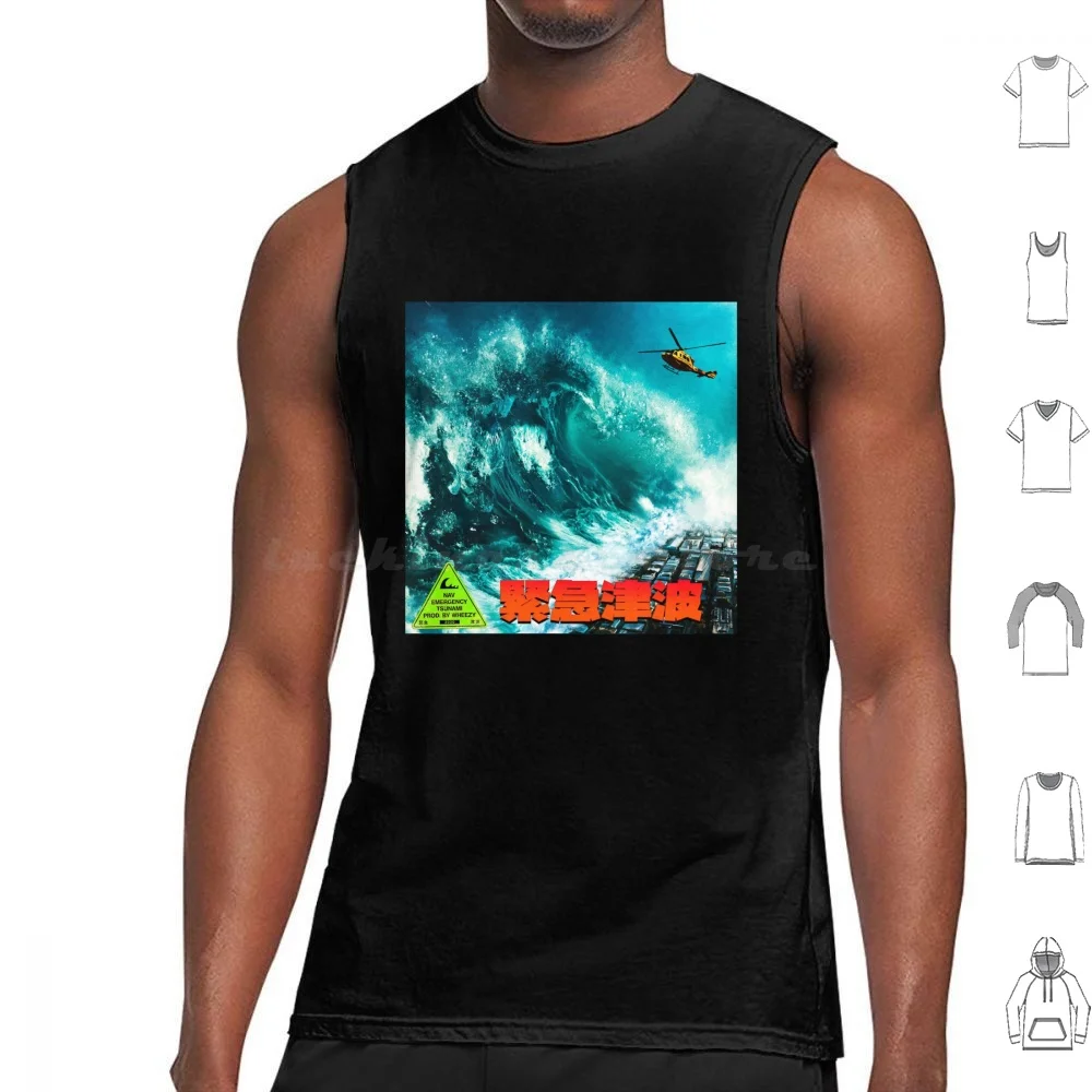 Nav Wheezy Emergency Tsunami Tank Tops Print Cotton Nav Wheezy Wheezey Emergency Tsunami New Album Cover Metro