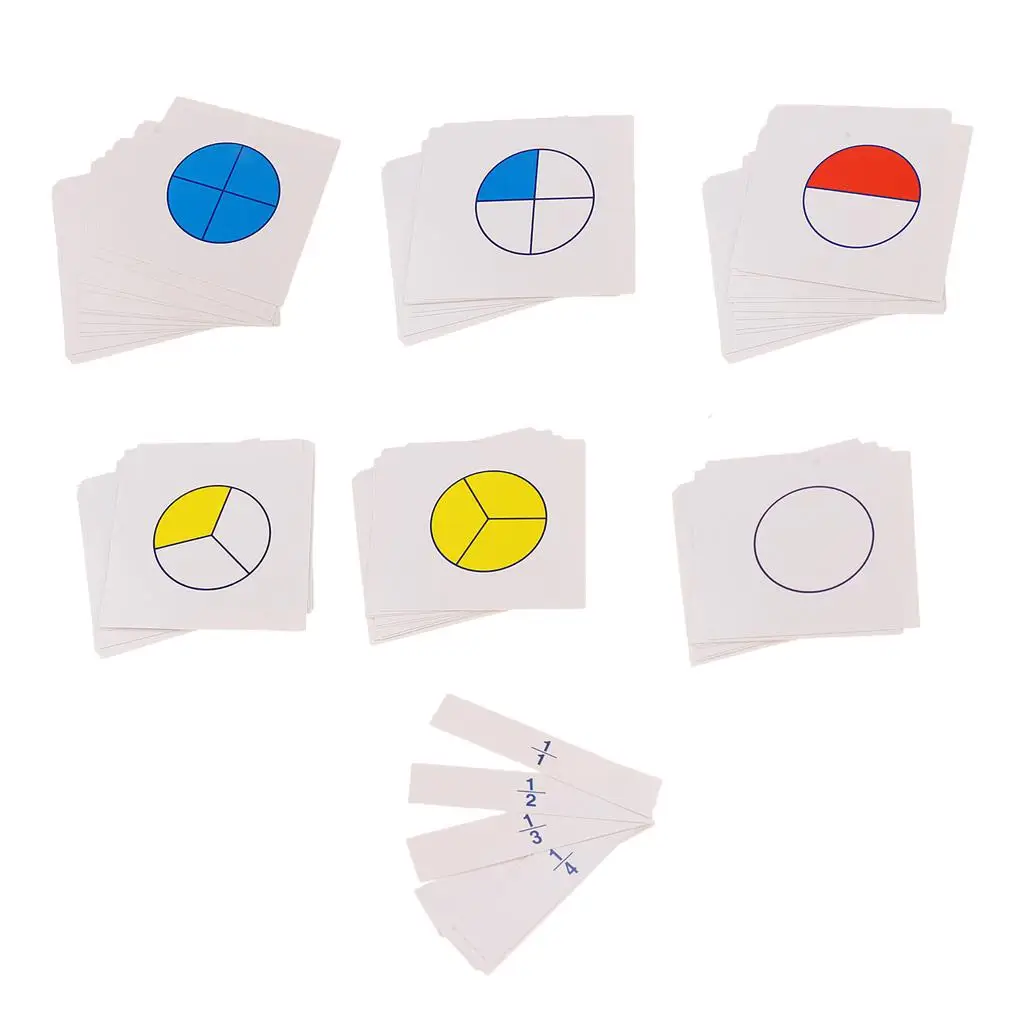 

Fraction Expert Cards Maths Teaching Kids Childrens Learning Game