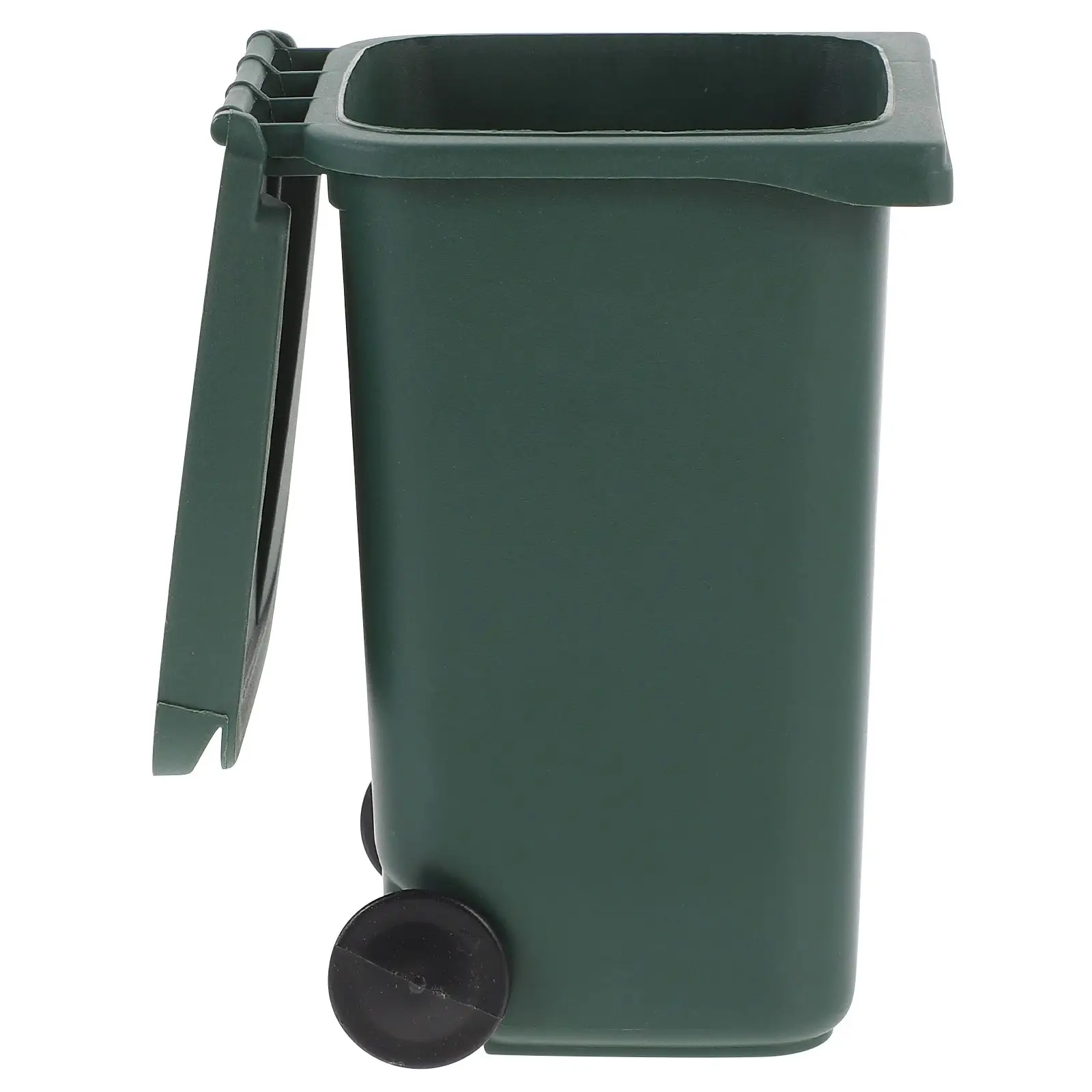 Mini Trash Can With Lid For Desk Home Office Small Garbage Bucket Desktop Waste Holder Pen Stationery Storage Container