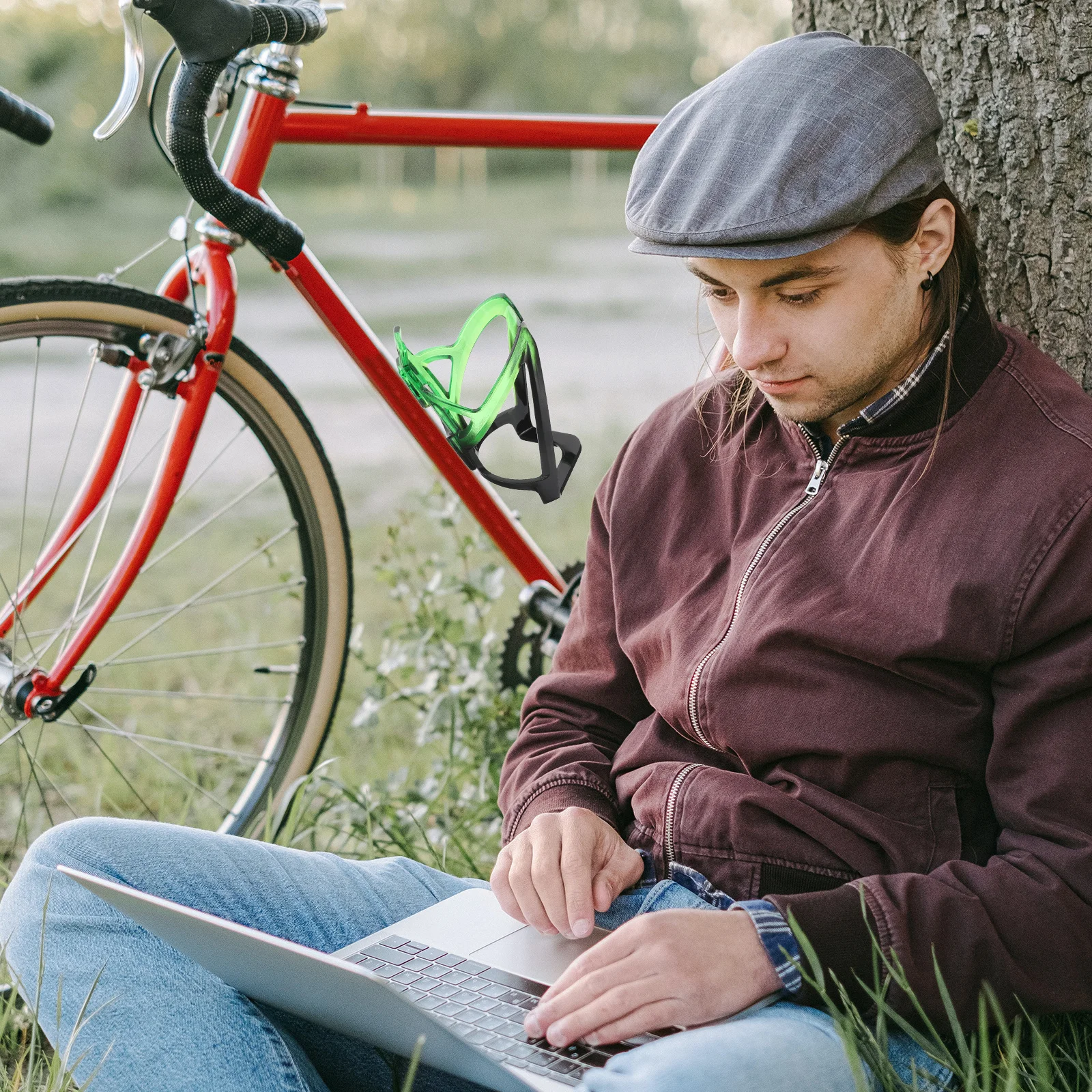 

Water Bottle Holder for Bicycle Motorcycle Compatible with Most Bottles Shockproof Design for Mountain Road Bike Cycling Long