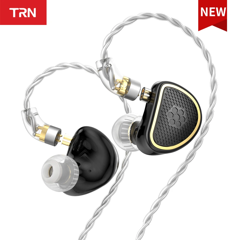 TRN Xuanwu الهجين مستو في الأذن سماعة رصد IEM HIFI DJ رصد تشغيل سماعات رياضية سماعة أذن MT3 ST5 BAX VX V90