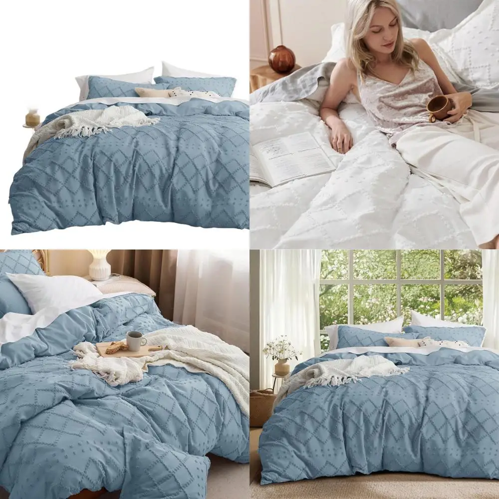 

Пододеяльник Cal King в стиле бохо, цвет минеральный синий, из дышащей ткани, моющийся, для всех сезонов, в комплекте 1 пододеяльник