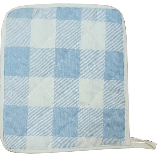 Ödel Home Duck Fabric Kitchen Holder Checkerboard Pattern Blue