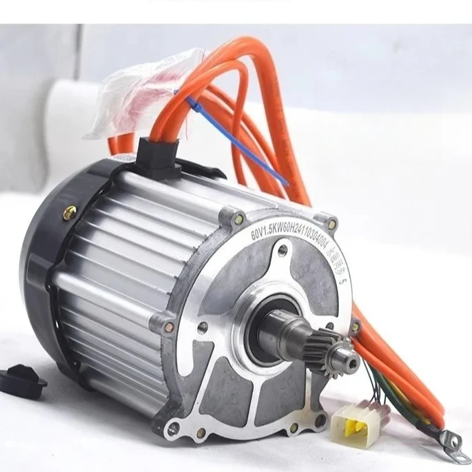 DC Brushless Differential Motor for Electric Tricycle Permanent Magnet Synchronous High Speed High Power Pure Copper