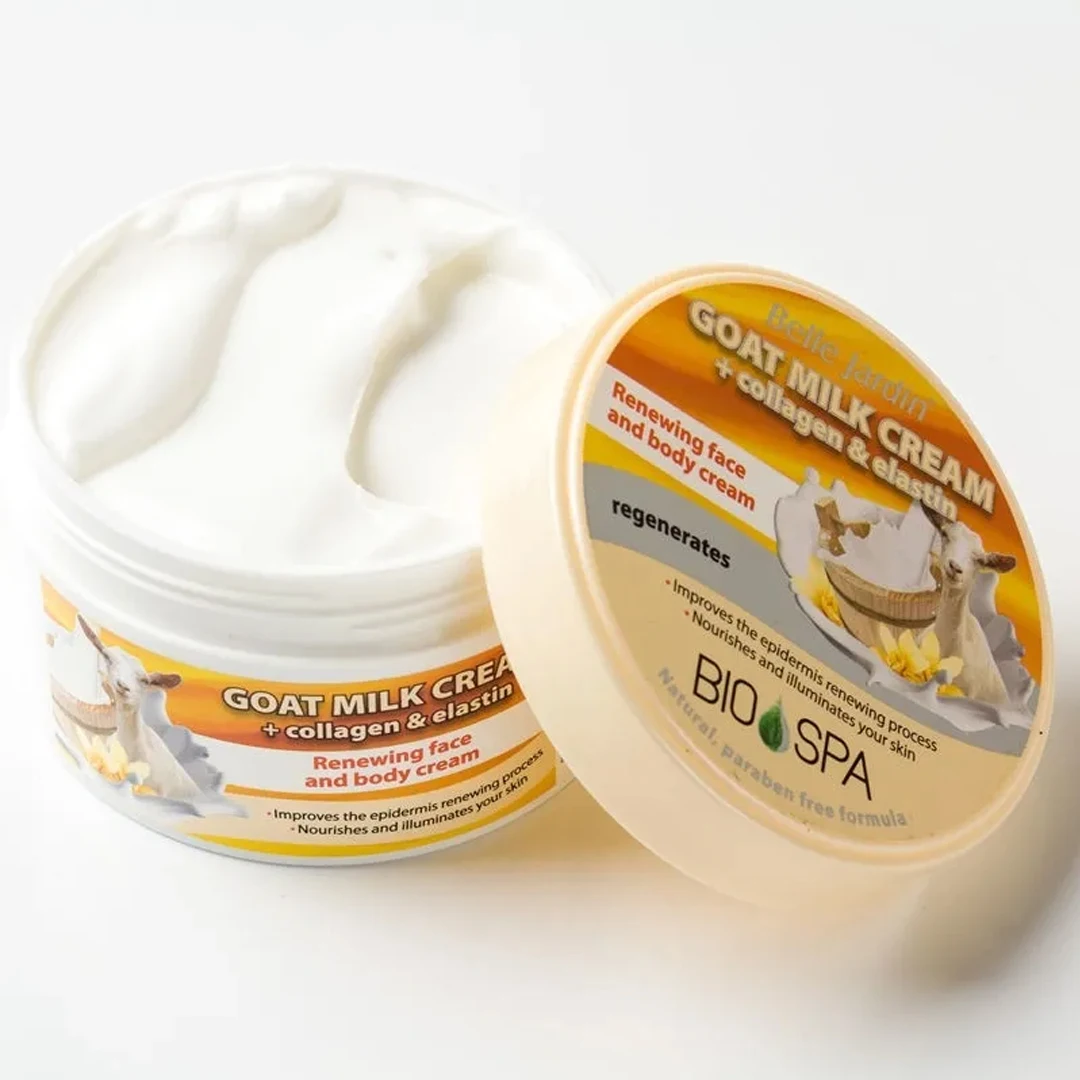 200mlX2 Belle Jardin GOAT MILK Collagen Elastin, Deep Moisturizing Anti Aging Soothing Firming Improve Drying Whitening