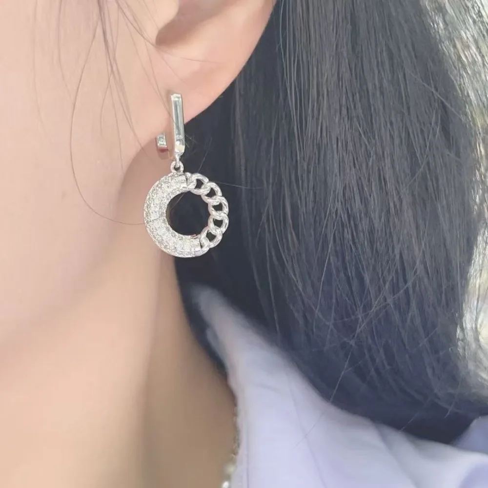 

1 комплект, комплект ювелирных изделий с золотой цепочкой и кристаллами для острых вечеринок, модные женские украшения, подарок на день рождения