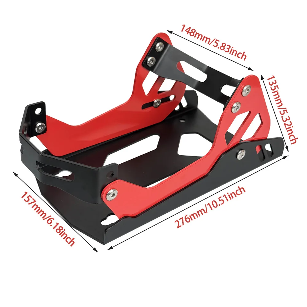 Soporte de rueda delantera de hierro de alta resistencia para motocicleta, con tope de rueda vertical, para montaje en portaequipajes, estacionamiento y soporte fijo para motos de cross
