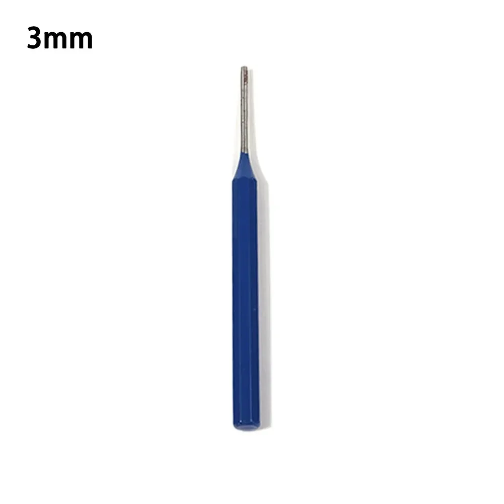 

1pc Alloy Steel Punching Percussion Punch Pin Chisel Rivet Screw Mark Hole Woodworking Carving Tool 3mm, 4mm, 5mm, 6mm, 8mm