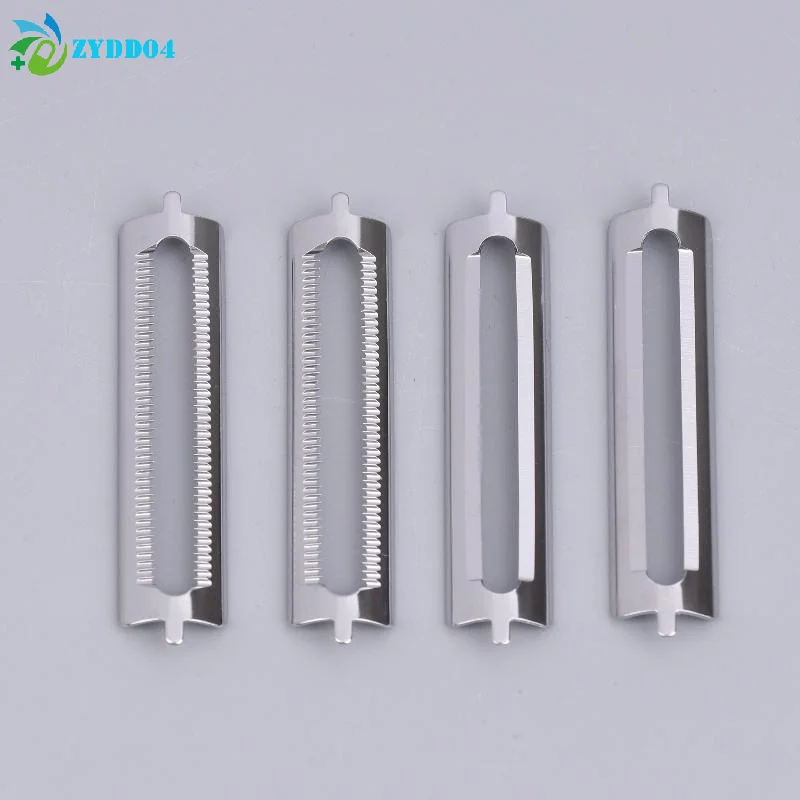 ●10Pcs Stainless Steel Peeler Blades Replacement Double Peel