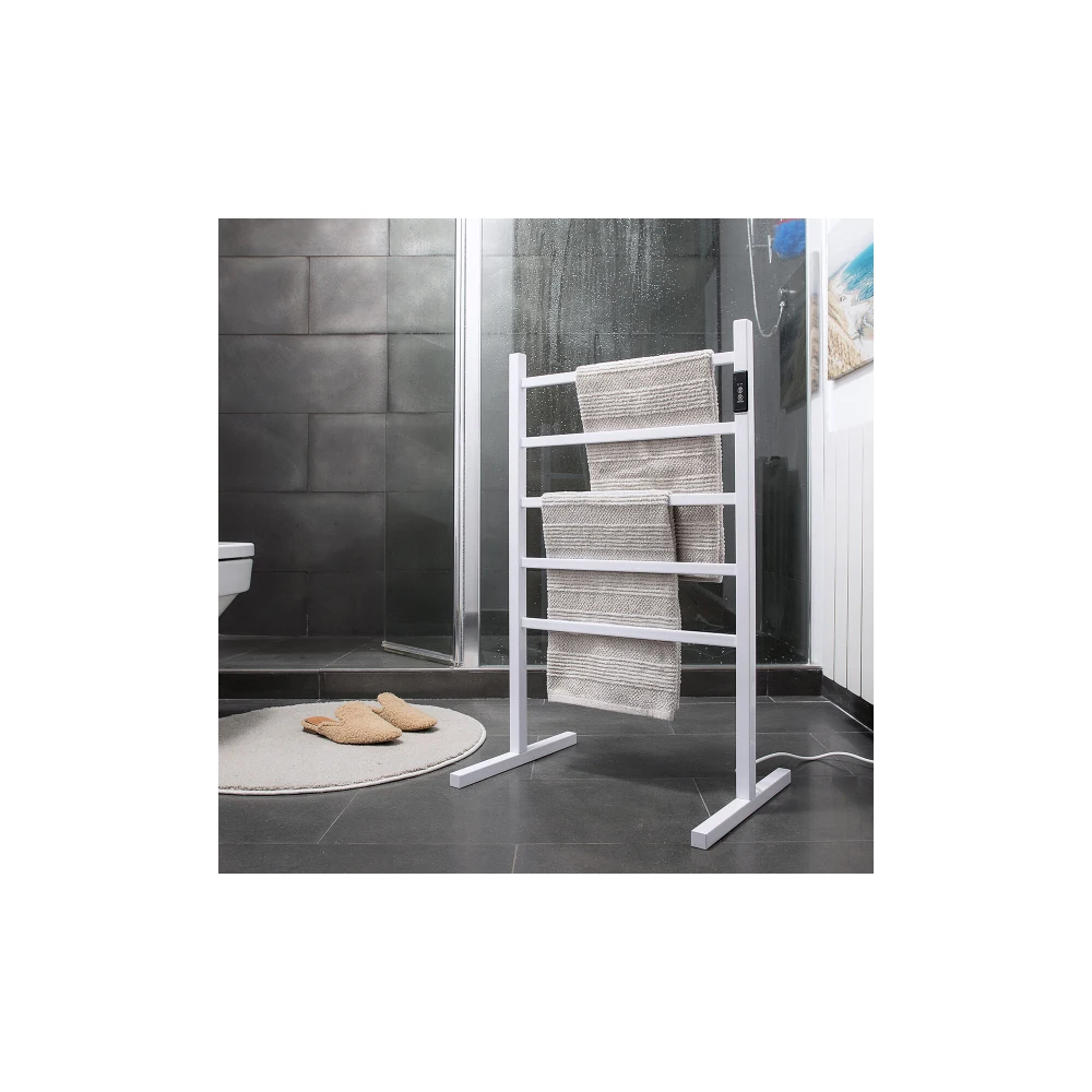 Electric Wall or Floor Towel Rail Racwel InnovaGoods