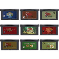 GBA kartrid Game 32 Bit kartu permainan Video seri zZelda empat pedang Awakening DX Oracle of Ages Seasons The Minish Cap