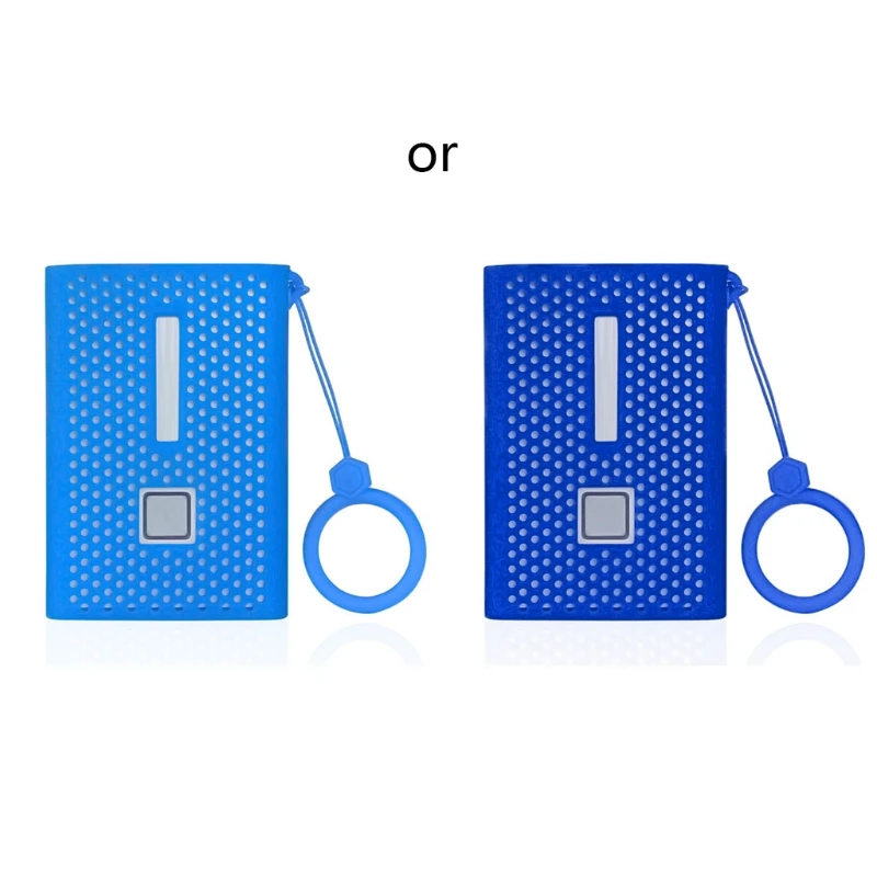 Silicone Lanyard for Case For  T7 SSD Mobile Hard Disk Strap Soft Cover for Shell Black/Blue/Red