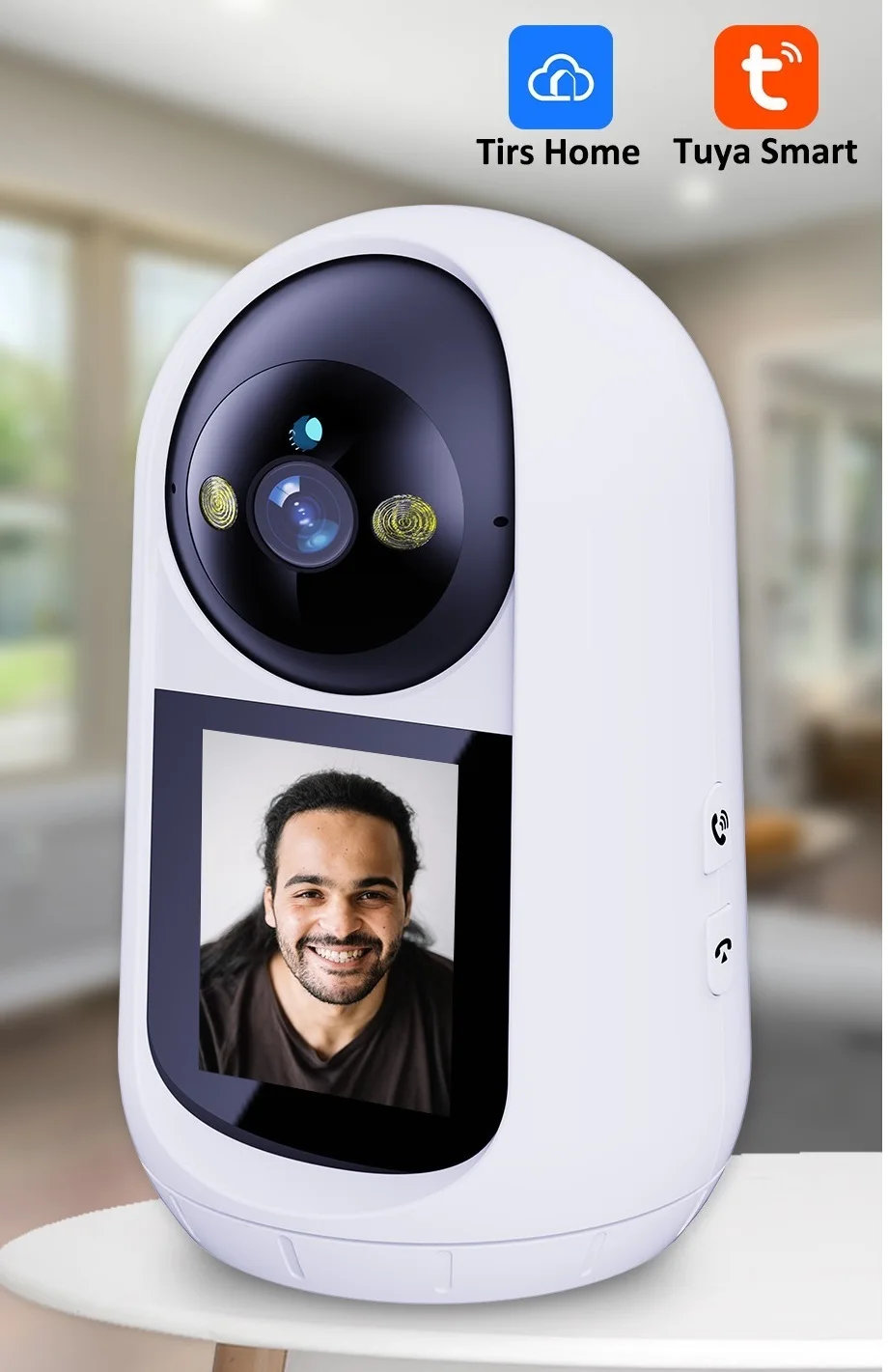 

Video Call Camera intercom Wifi Camera IPS Screen FHD 1080P One Click call IP Camera Bidirectional Video call Baby Monitor