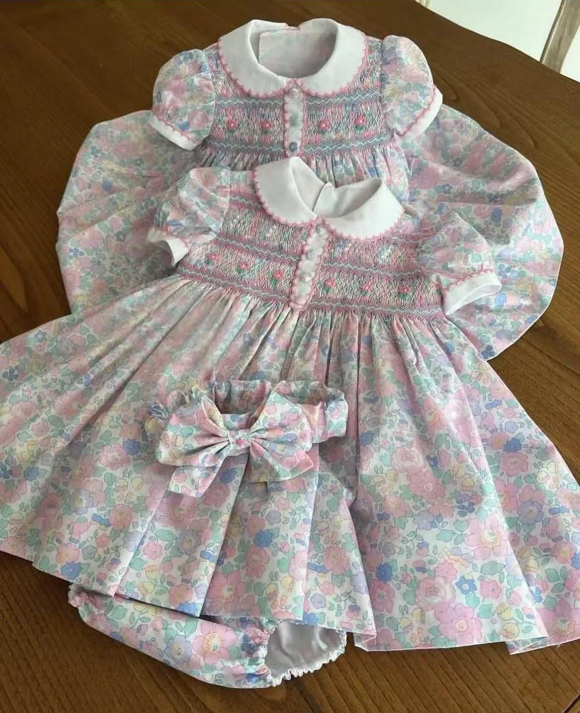 

0-12Y Baby Girl Summer Handmade Embroidery Vintage Princess Dress for Birthday Photography Holiday Eid A266